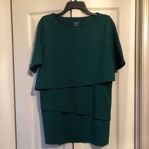 Octmami Nursing Top Shirt Tiered Short Sleeve XL